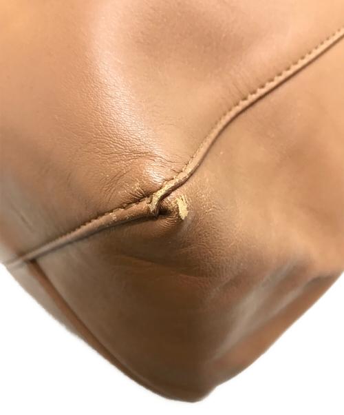 CELINE（セリーヌ）CELINE (セリーヌ) Horizontal CABAS ホリゾンタル カバ トートバッグ グレー×ブラウンの古着・服飾アイテム