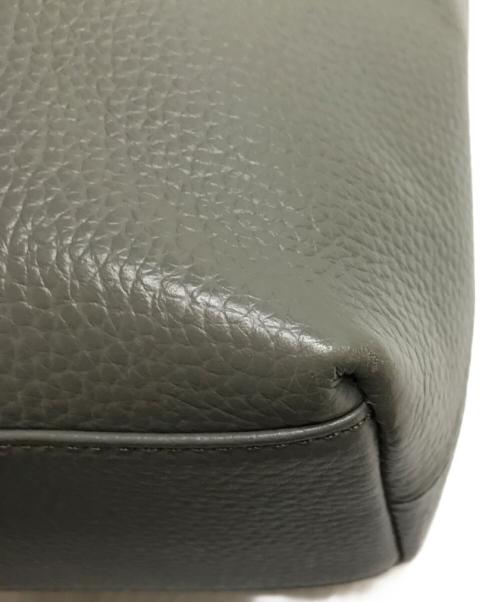 HERGOPOCH（エルゴポック）HERGOPOCH (エルゴポック) エンボスレザートートバッグ グレーの古着・服飾アイテム