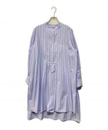 Heriter（エリテ）の古着「コットンブラウスワンピース」｜ブルー