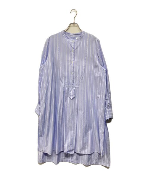 Heriter（エリテ）Heriter (エリテ) コットンブラウスワンピース ブルー サイズ:Mの古着・服飾アイテム