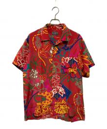 Christian Dior MONSIEUR（クリスチャンディオールムッシュ）の古着「シルクアロハシャツ」｜レッド
