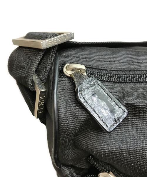 FENDI（フェンディ）FENDI (フェンディ) ロゴライン2WAYバッグ ブラックの古着・服飾アイテム