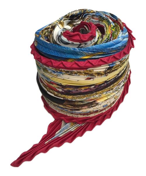 HERMES（エルメス）HERMES (エルメス) プリーツスカーフ マルチカラーの古着・服飾アイテム