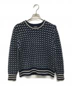 L.L.Beanエルエルビーン）の古着「バーズアイニット」｜ネイビー