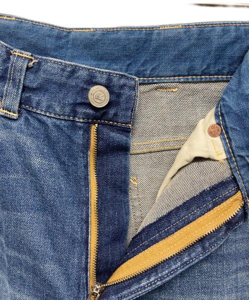 45R（フォーティファイブ・アール）45R (フォーティファイブ・アール) ライ麦ストレッチデニムのNEW桃比女 デニムパンツ インディゴ サイズ:SIZE 1の古着・服飾アイテム