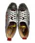 中古・古着 Christian Louboutin (クリスチャン・ルブタン) スパイクパテントハイカットスニーカー シルバー サイズ:SIZE 40：35000円