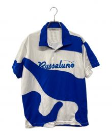 RUSSELUNO（ラッセルノ）の古着「ポロシャツ」｜ブルー×ホワイト