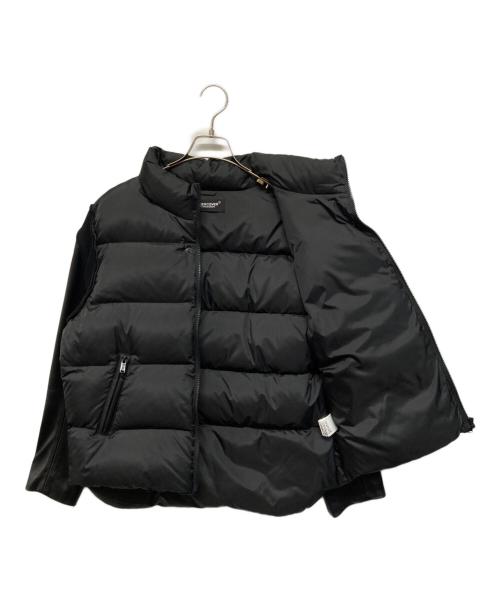 UNDERCOVER（アンダーカバー）UNDERCOVER (アンダーカバー) Sheepskin sleeve down jacket ブラック サイズ:Sの古着・服飾アイテム