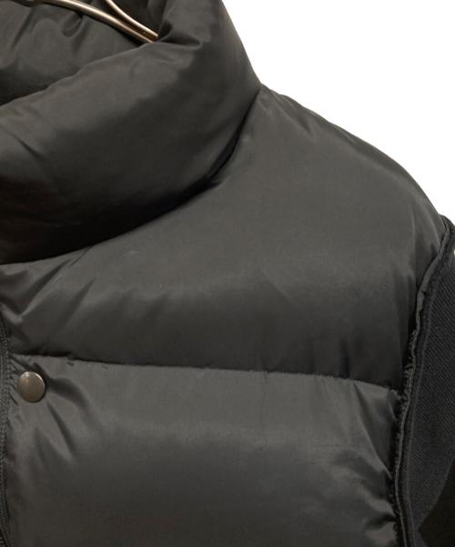 UNDERCOVER（アンダーカバー）UNDERCOVER (アンダーカバー) Sheepskin sleeve down jacket ブラック サイズ:Sの古着・服飾アイテム