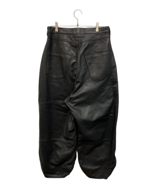 refomed（リフォメッド）refomed (リフォメッド) CCU (シーシーユー) FRESH MAN CCU LEATHER WIDE PANTS ブラック サイズ:SIZE 2の古着・服飾アイテム