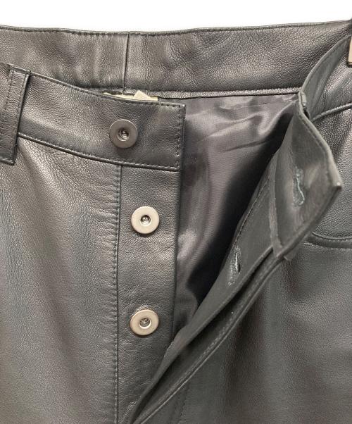 refomed（リフォメッド）refomed (リフォメッド) CCU (シーシーユー) FRESH MAN CCU LEATHER WIDE PANTS ブラック サイズ:SIZE 2の古着・服飾アイテム