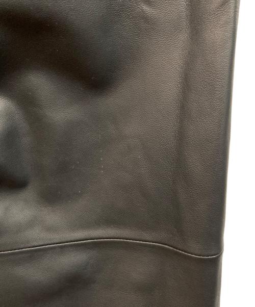 refomed（リフォメッド）refomed (リフォメッド) CCU (シーシーユー) FRESH MAN CCU LEATHER WIDE PANTS ブラック サイズ:SIZE 2の古着・服飾アイテム