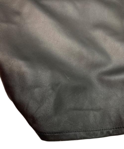 refomed（リフォメッド）refomed (リフォメッド) CCU (シーシーユー) FRESH MAN CCU LEATHER WIDE PANTS ブラック サイズ:SIZE 2の古着・服飾アイテム