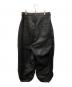 refomed (リフォメッド) CCU (シーシーユー) FRESH MAN CCU LEATHER WIDE PANTS ブラック サイズ:SIZE 2：50000円