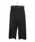 T.T（タイガ タカハシ）の古着「BUCKLE-BACKED TROUSERS」｜ブラック