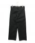 T.T (タイガ タカハシ) BUCKLE-BACKED TROUSERS ブラック サイズ:SIZE 32：35000円