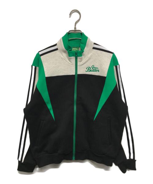 GREEN BUTTER（グリーンバター）GREEN BUTTER (グリーンバター) スウェットジャケット ブラック サイズ:SIZE S-Mの古着・服飾アイテム