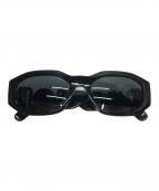 VERSACEヴェルサーチェ）の古着「ブラックサングラス」｜ブラック