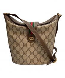 GUCCI（グッチ）の古着「バケツ型ショルダーバッグ」｜ブラウン