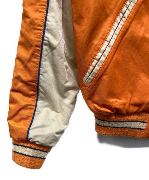 POLO RALPH LAUREN（ポロ・ラルフローレン）POLO RALPH LAUREN (ポロ・ラルフローレン) リバーシブルスーベニアジャケット オレンジ×ネイビー サイズ:XSの古着・服飾アイテム