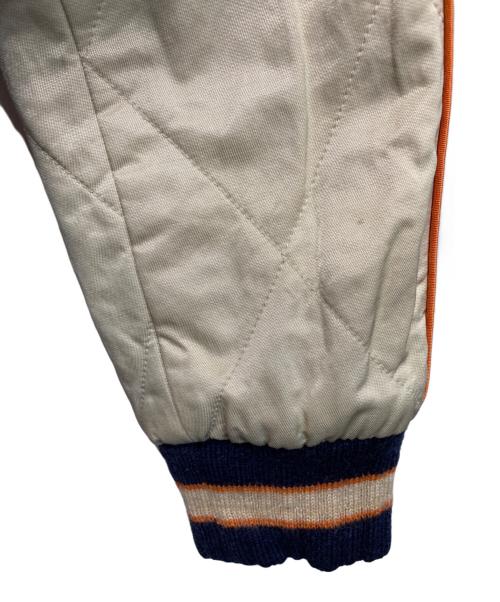 POLO RALPH LAUREN（ポロ・ラルフローレン）POLO RALPH LAUREN (ポロ・ラルフローレン) リバーシブルスーベニアジャケット オレンジ×ネイビー サイズ:XSの古着・服飾アイテム