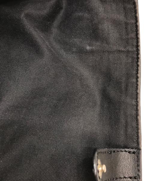 MM6 Maison Margiela（エムエムシックスメゾンマルジェラ）MM6 Maison Margiela (エムエムシックスメゾンマルジェラ) レザートートバッグ ブラックの古着・服飾アイテム