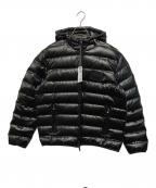 EMPORIO ARMANIエンポリオアルマーニ）の古着「フーディーダウンジャケット」｜ブラック