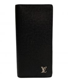 LOUIS VUITTON（ルイ ヴィトン）の古着「ポルトフォイユ・ブラザ タイガ」｜ブラック