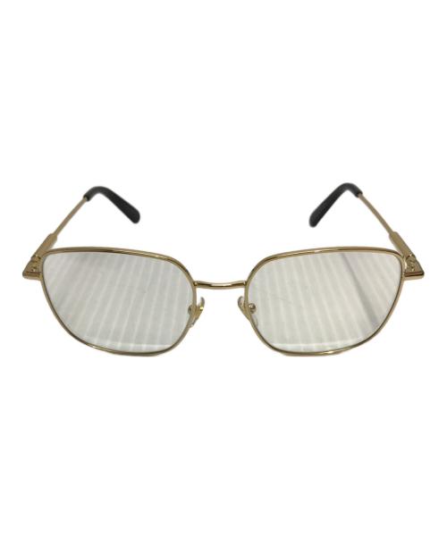 VERSACE（ヴェルサーチェ）VERSACE (ヴェルサーチェ) Gold Women Eyeglasses ゴールド サイズ:54□18の古着・服飾アイテム