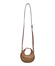 COACH（コーチ）の古着「JONIE SIGNATURE（ジョニー・シグネチャー）ショルダーバック」｜ブラウン