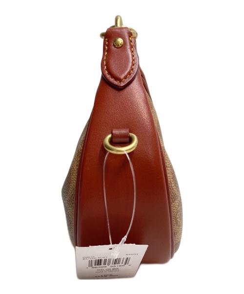 COACH（コーチ）COACH (コーチ) JONIE SIGNATURE（ジョニー・シグネチャー）ショルダーバック ブラウンの古着・服飾アイテム