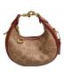 中古・古着 COACH (コーチ) JONIE SIGNATURE（ジョニー・シグネチャー）ショルダーバック ブラウン：18000円