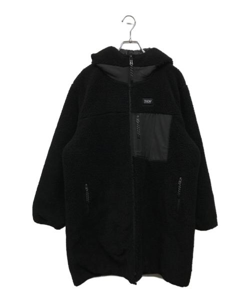 TAION（タイオン）TAION (タイオン) ボア×ダウンリバーシブルフードコート ブラック サイズ:Freeの古着・服飾アイテム