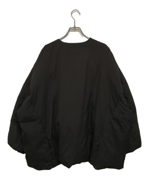 LOFTLABO（ロフトラボ）LOFTLABO (ロフトラボ) ノーカラー オーバー ダウン ジャケット ブラック サイズ:Ｓの古着・服飾アイテム
