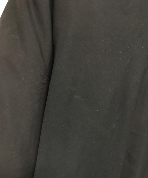 LOFTLABO（ロフトラボ）LOFTLABO (ロフトラボ) ノーカラー オーバー ダウン ジャケット ブラック サイズ:Ｓの古着・服飾アイテム