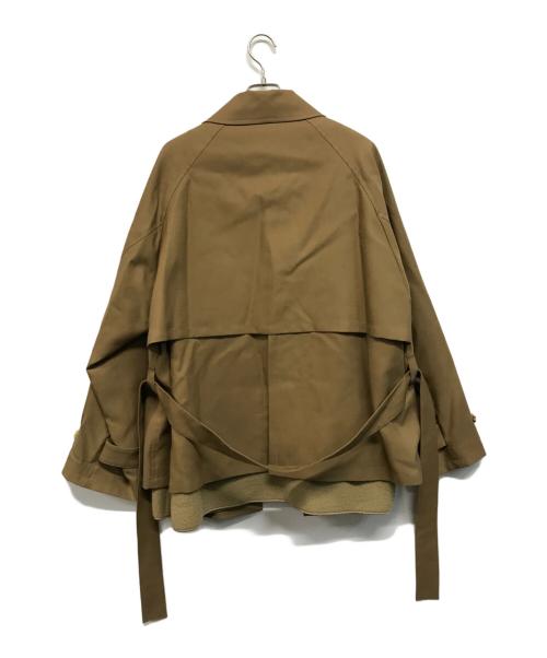 Blanc YM（ブランワイエム）Blanc YM (ブランワイエム) +81別注 SHORT TRENCH COAT（ショートトレンチコート） ベージュ サイズ:Sの古着・服飾アイテム