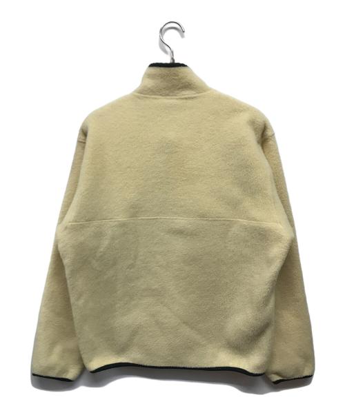 Patagonia（パタゴニア）Patagonia (パタゴニア) 90s スナップTフリースプルオーバー ベージュ×グリーン サイズ:Sの古着・服飾アイテム