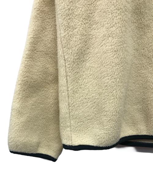 Patagonia（パタゴニア）Patagonia (パタゴニア) 90s スナップTフリースプルオーバー ベージュ×グリーン サイズ:Sの古着・服飾アイテム