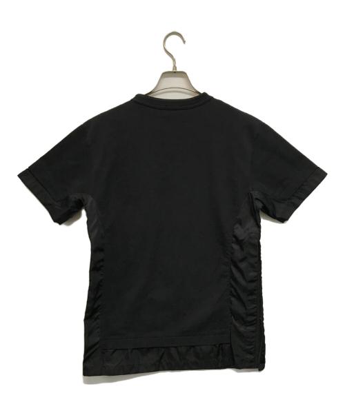 sacai（サカイ）sacai (サカイ) DIOR (ディオール) オーバーサイズ ドッキング 半袖Tシャツ ブラック サイズ:Sの古着・服飾アイテム