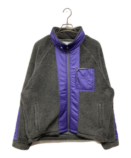 MARMOT（マーモット）MARMOT (マーモット) BOA FLEECE JACKET（ボアフリースジャケット） ブラック×パープル サイズ:Lの古着・服飾アイテム