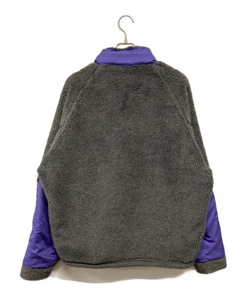 MARMOT（マーモット）MARMOT (マーモット) BOA FLEECE JACKET（ボアフリースジャケット） ブラック×パープル サイズ:Lの古着・服飾アイテム
