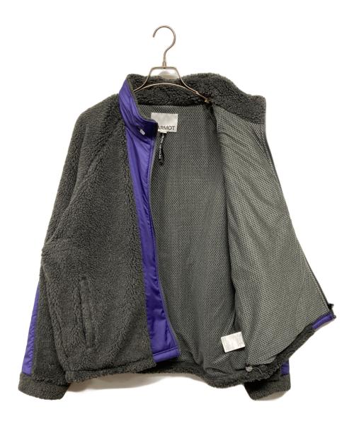 MARMOT（マーモット）MARMOT (マーモット) BOA FLEECE JACKET（ボアフリースジャケット） ブラック×パープル サイズ:Lの古着・服飾アイテム