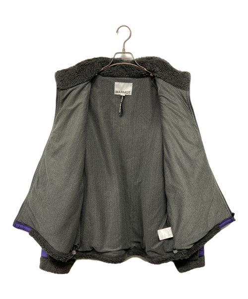 MARMOT（マーモット）MARMOT (マーモット) BOA FLEECE JACKET（ボアフリースジャケット） ブラック×パープル サイズ:Lの古着・服飾アイテム