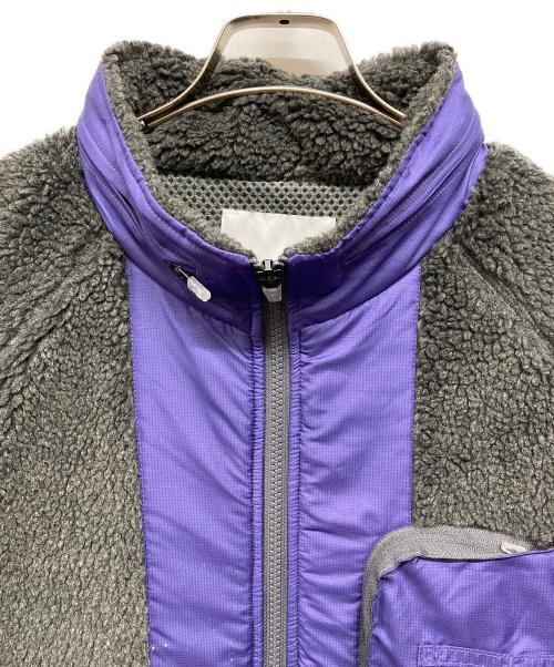 MARMOT（マーモット）MARMOT (マーモット) BOA FLEECE JACKET（ボアフリースジャケット） ブラック×パープル サイズ:Lの古着・服飾アイテム