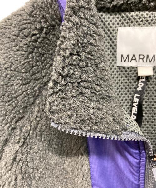 MARMOT（マーモット）MARMOT (マーモット) BOA FLEECE JACKET（ボアフリースジャケット） ブラック×パープル サイズ:Lの古着・服飾アイテム