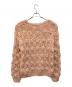 CLANE (クラネ) BUMPY OVER V NECK KNIT TOPS（バンピー オーバー ブイネック ニット トップス） ピンク サイズ:1：13000円