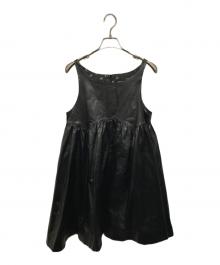 little sunny bite（リトルサニーバイト）の古着「ノースリーブワンピース」｜ブラック