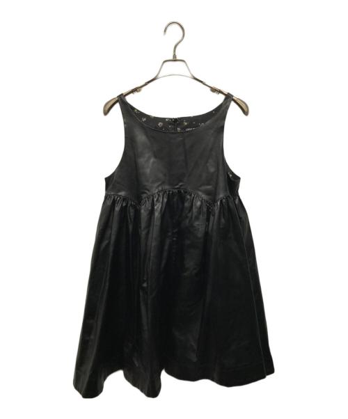 little sunny bite（リトルサニーバイト）little sunny bite (リトルサニーバイト) ノースリーブワンピース ブラック サイズ:Mの古着・服飾アイテム