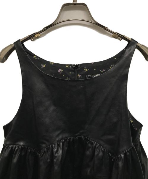 little sunny bite（リトルサニーバイト）little sunny bite (リトルサニーバイト) ノースリーブワンピース ブラック サイズ:Mの古着・服飾アイテム