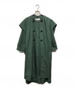 ADOREアドーア）の古着「レイヤードコート」｜グリーン
